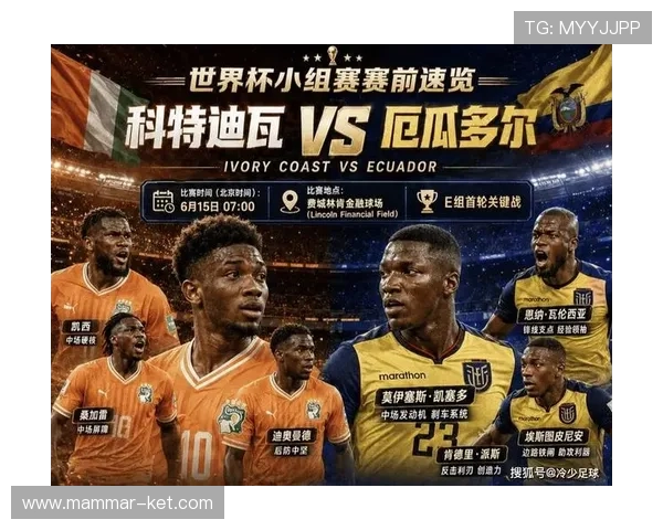 世界杯科特迪瓦VS厄瓜多尔比赛攻防策略全景解析揭示双方战术意图与比赛走势